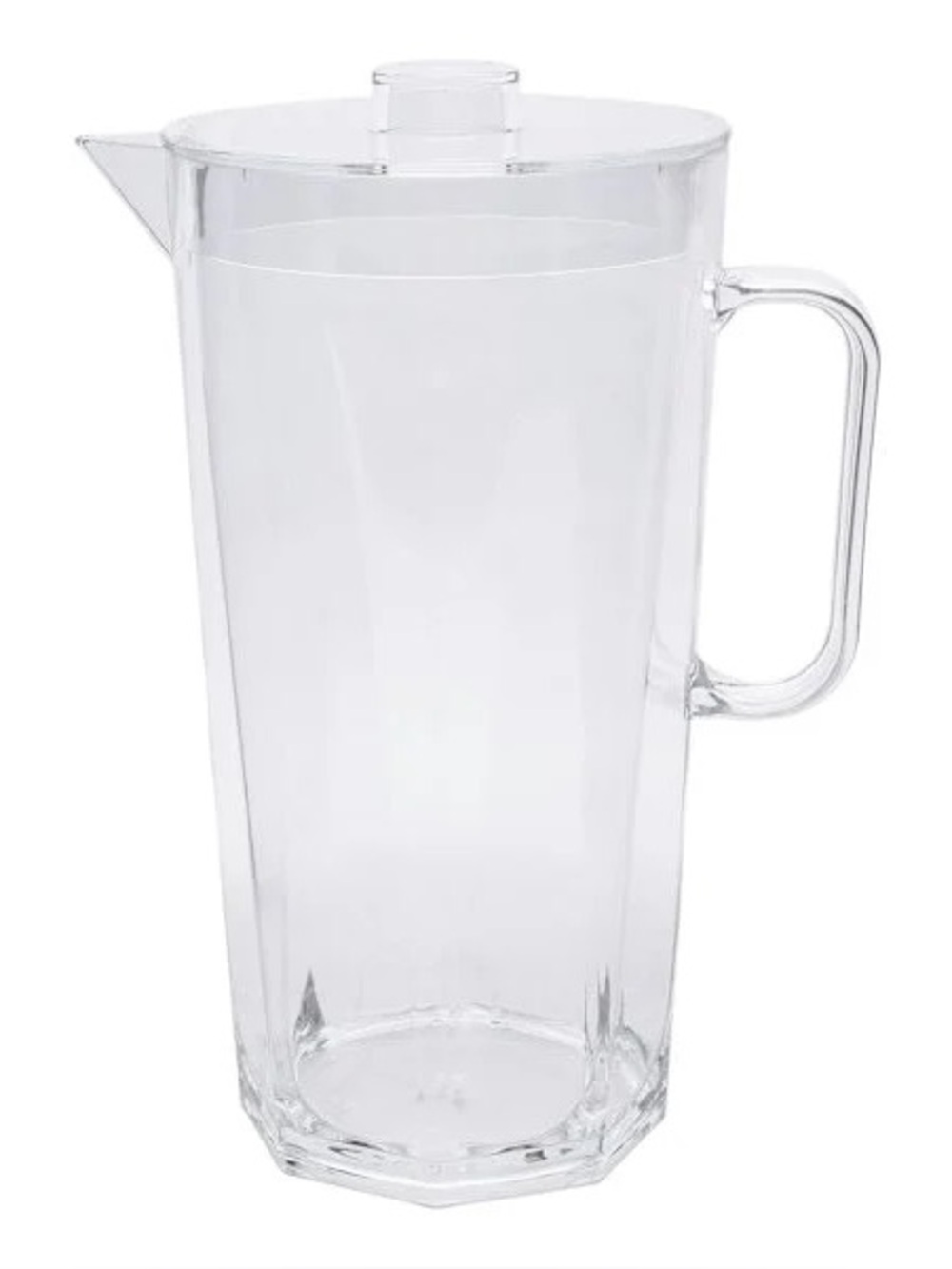 At Home Clear Acrylic Octagon Pitcher - 3.3qt